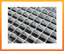 Serrated Press-Locked Steel Grating